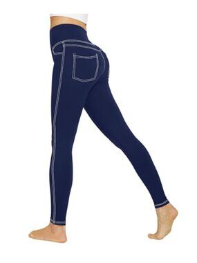 High Waist Tummy Control Jeggings Squat Proof Yoga Leggings